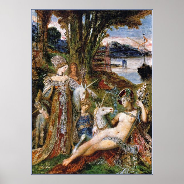 Affiche Poster: Among The Unicorns (Devant)