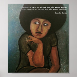 Affiche Pôster Angela Davis