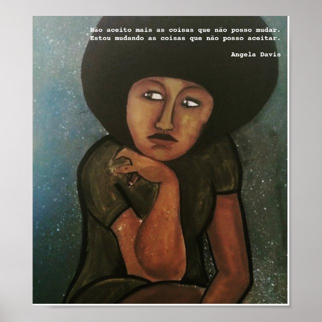 Affiche Pôster Angela Davis (Devant)