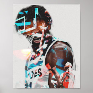 Affiche Póster anthony edwards, baloncesto, sport