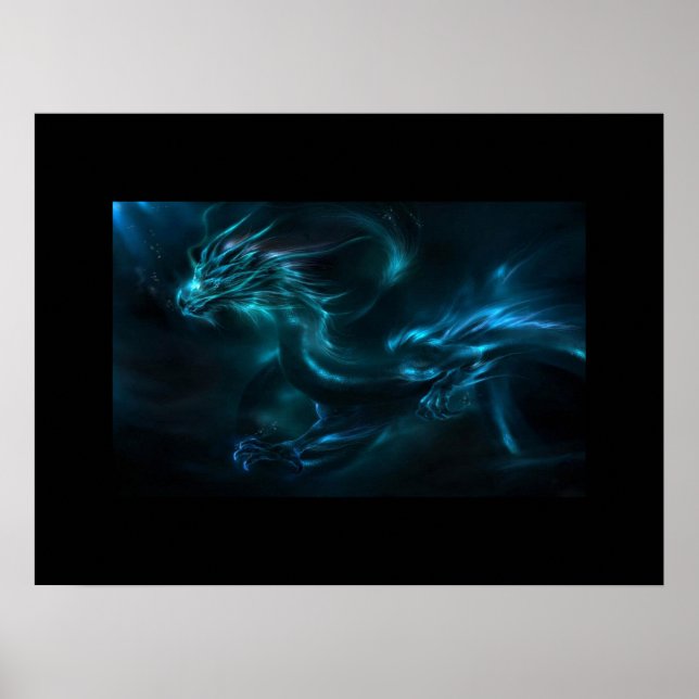 Affiche Poster-Art-Dragon Abstrait (Devant)