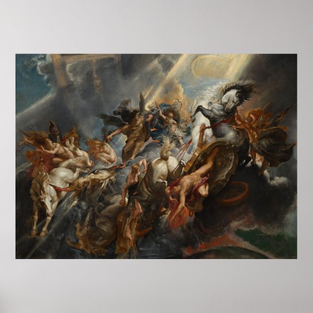 Affiche poster, art, the fall of phaeton (Devant)