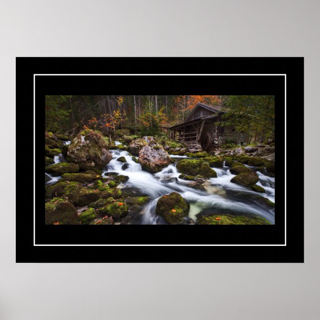 Affiche Poster-Automne Scène Automne (Devant)