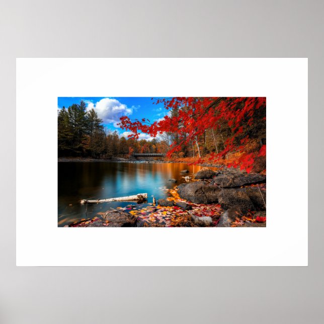 Affiche Poster-Automne Scène Automne (Devant)