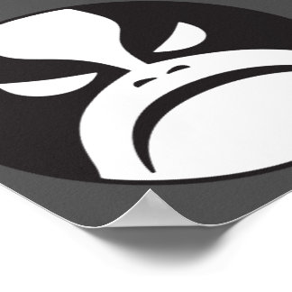 Affiche Póster Black Metal Icon