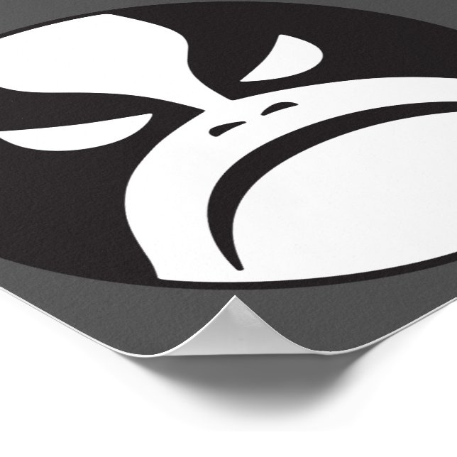 Affiche Póster Black Metal Icon (Coin)