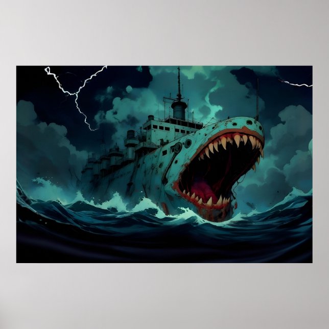 Affiche Poster"Bonjour de l'Abysse" (Devant)