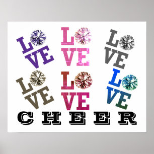 Affiche Poster-Cheer LOVE LOVE LOVE LOVE