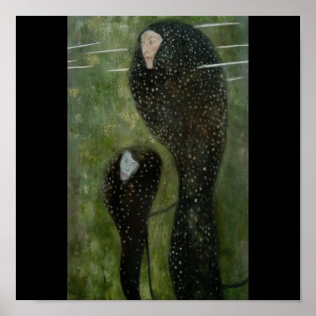 Affiche Poster-Classic Art-Klimt-Mermaids (Devant)