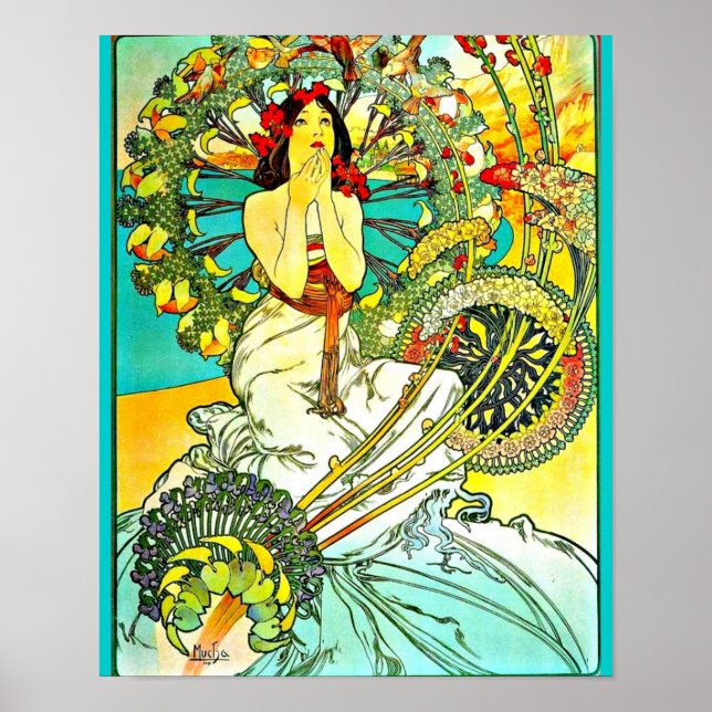 Affiche Poster-Classic/Vintage-Alphonse Mucha 120 (Devant)
