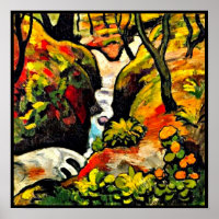 Poster-classique/Vintage-août Macke 102