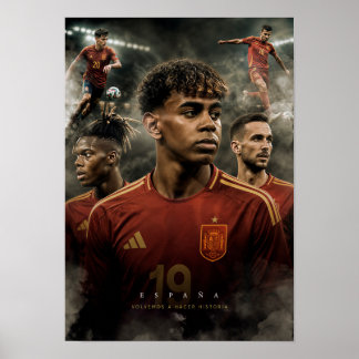 Affiche Póster cuadro España: Campeones del mundo
