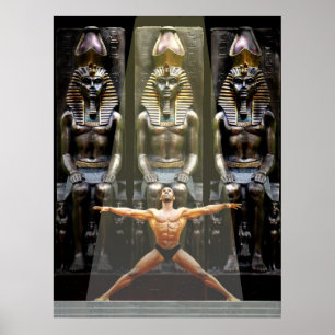 Affiche Poster, Dans le Temple de Ramses III