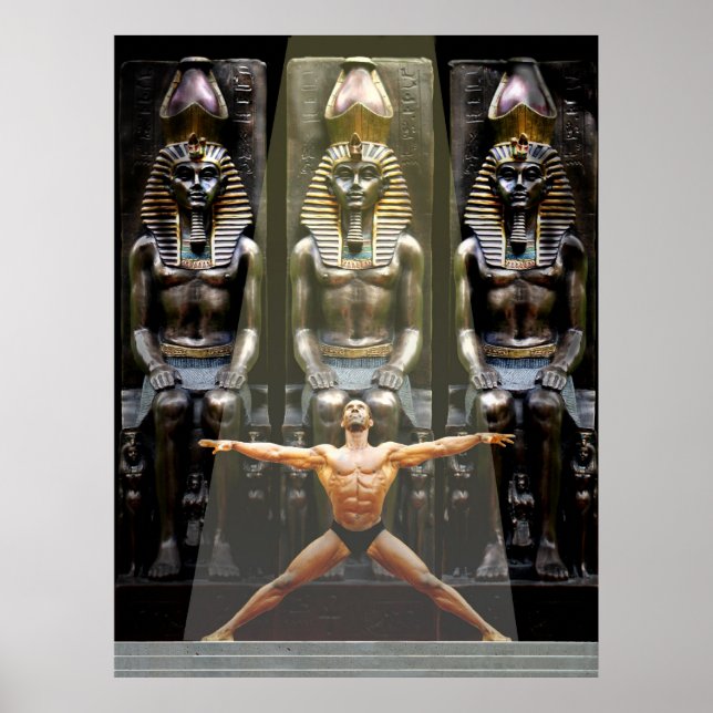 Affiche Poster, Dans le Temple de Ramses III (Devant)