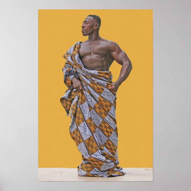 Affiche Poster, DAO_AFRICAN_BBCHAMP_YELLOW_BACK (Devant)