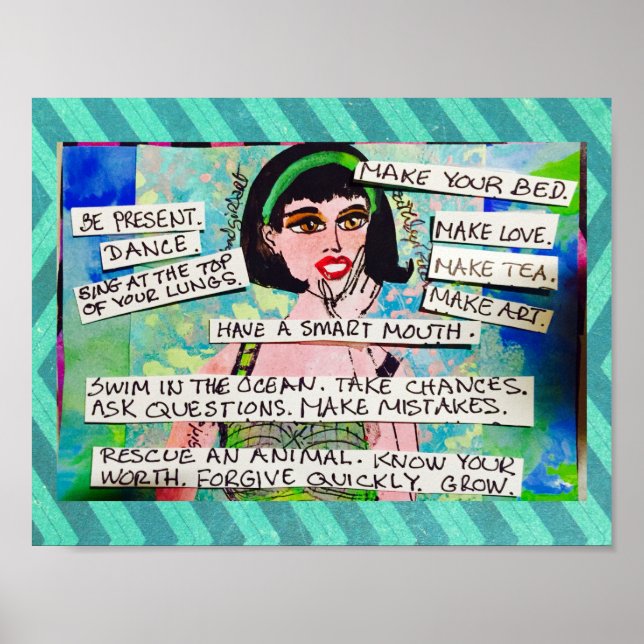 AFFICHE POSTER- ÊTRE PRÉSENT (Devant)