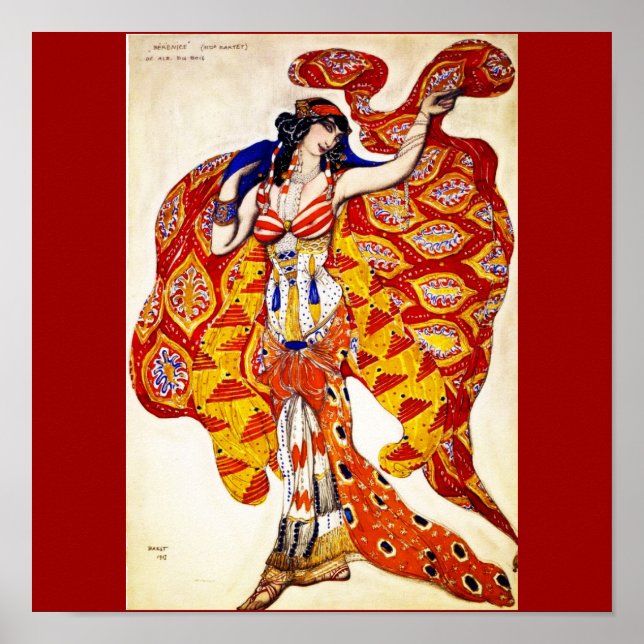 Affiche Poster-Fashion Art-Bakst 29 (Devant)