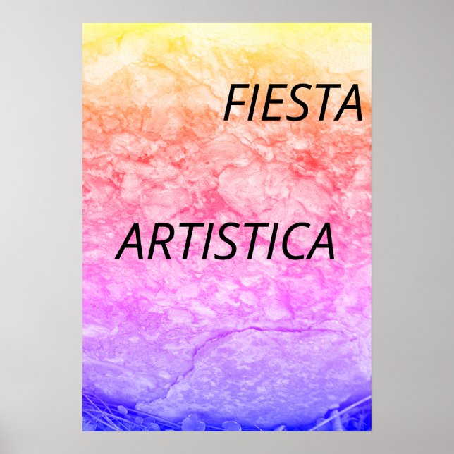 Affiche Poster. Fiesta Artistica (Devant)