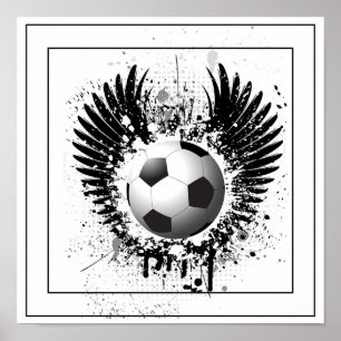 Affiche Poster-Football 12" x 12"