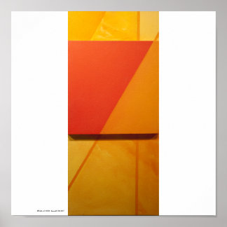 Affiche Poster/Impression : "Overlay I-Orange"