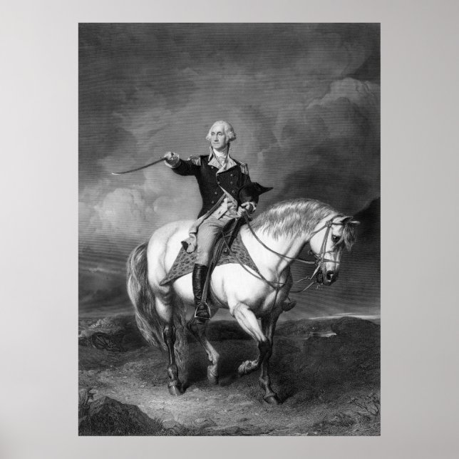 Affiche Poster/imprimé George Washington Salute (Devant)