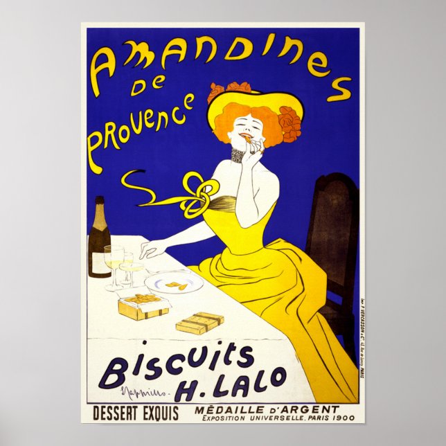 Affiche Poster/Imprimer : Amandines de Provence par Cappie (Devant)