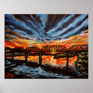 Affiche Poster/Imprimer "Chattanooga Sunrise"