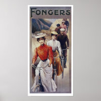 Poster/Imprimer : Publicité Vintage pour bicyclett