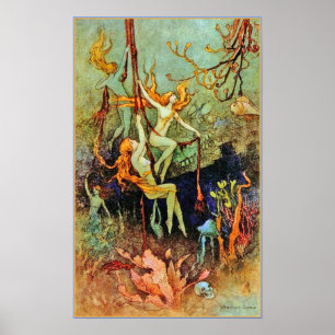 Affiche Poster/Imprimés : Sirènes de Fée - Warwick Goble