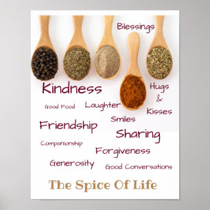 Affiche Poster-Le Spice of Life