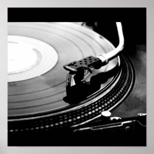 Affiche Poster-Love the Arts-Record Player