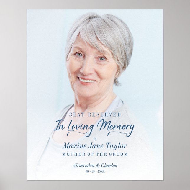 Affiche Póster Mariage Aimer Mémoire Réservé Siège Aimé O (Devant)