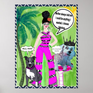 Affiche POSTER-Mère a toujours dit que je pourrais être n'