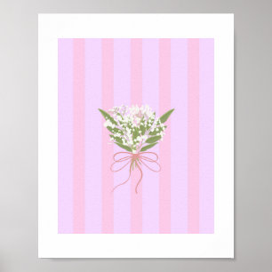 Affiche "Poster minimaliste sur le bouquet respiratoire du
