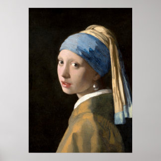 Affiche Pôster Moça do Brinco de Pérola