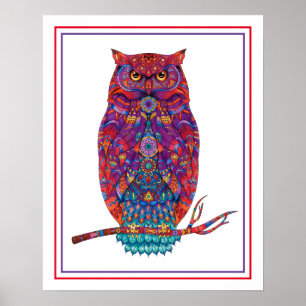 Affiche Poster-Owl 16" x 20"