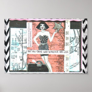 AFFICHE POSTER-PAS TOUS CEUX QUI VOULAIENT SONT PERDUS.