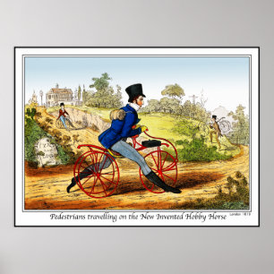 Affiche Poster/Print: The Hobby Horse:  Bicycle Prototype