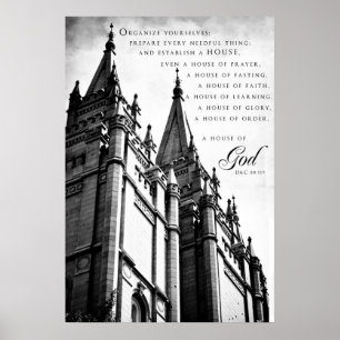 Affiche Poster-SLC LDS Temple 3