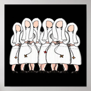 Affiche Poster-Stylo et encre catholique