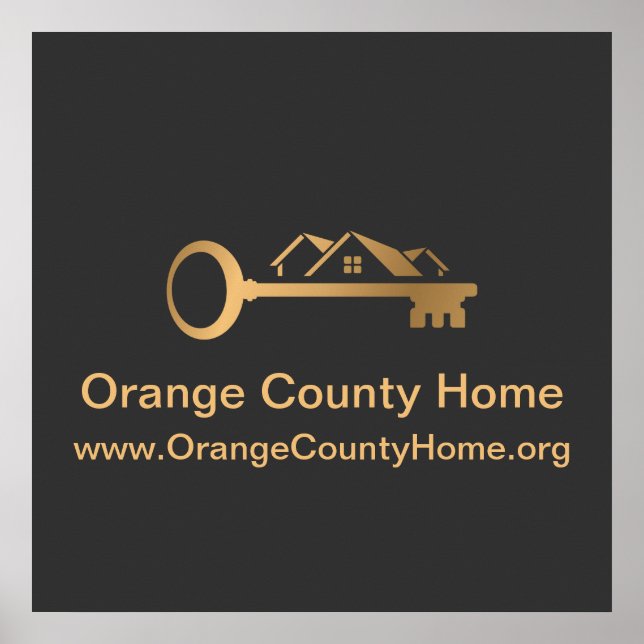 Affiche Póster Tarjeta de visita Inmobiliaria Agregar prof (Devant)