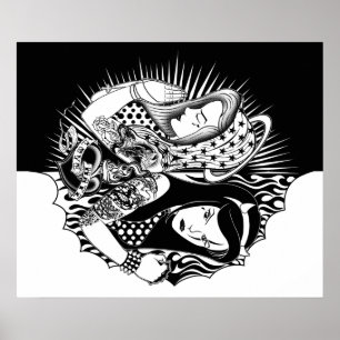 Affiche Pôster Tema: Double Face