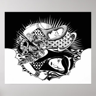 Affiche Pôster Tema: Double Face