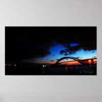 Poster~The Bayonne Bridge, in Bayonne, NJ
