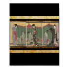 Poster-Vintage japonais Art-Utamaro Kitagawa