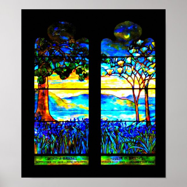 Affiche Poster-Vitré-Louis Tiffany 115 (Devant)