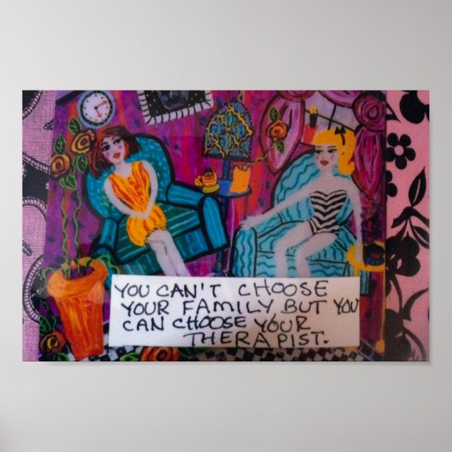 AFFICHE POSTER-VOUS NE POUVEZ PAS CHOISIR VOTRE FAMILLE (Devant)