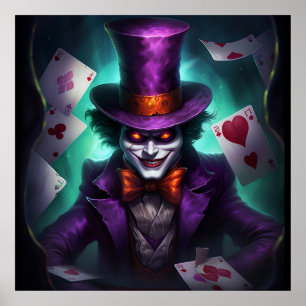 Affiche PosterLe Le Joker Enigmatique du Jeu de Cartes