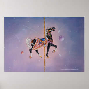 Affiche Posters, Imprimés - Petaluma Carousel Horse 2