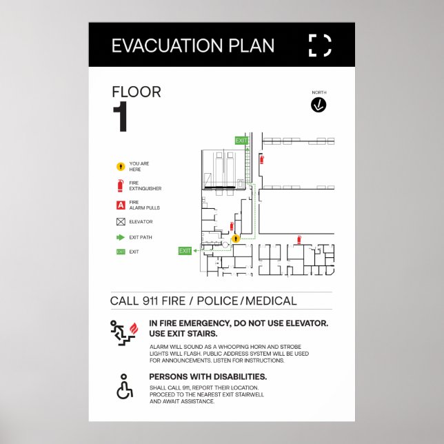 Affiche Postes (Devant)